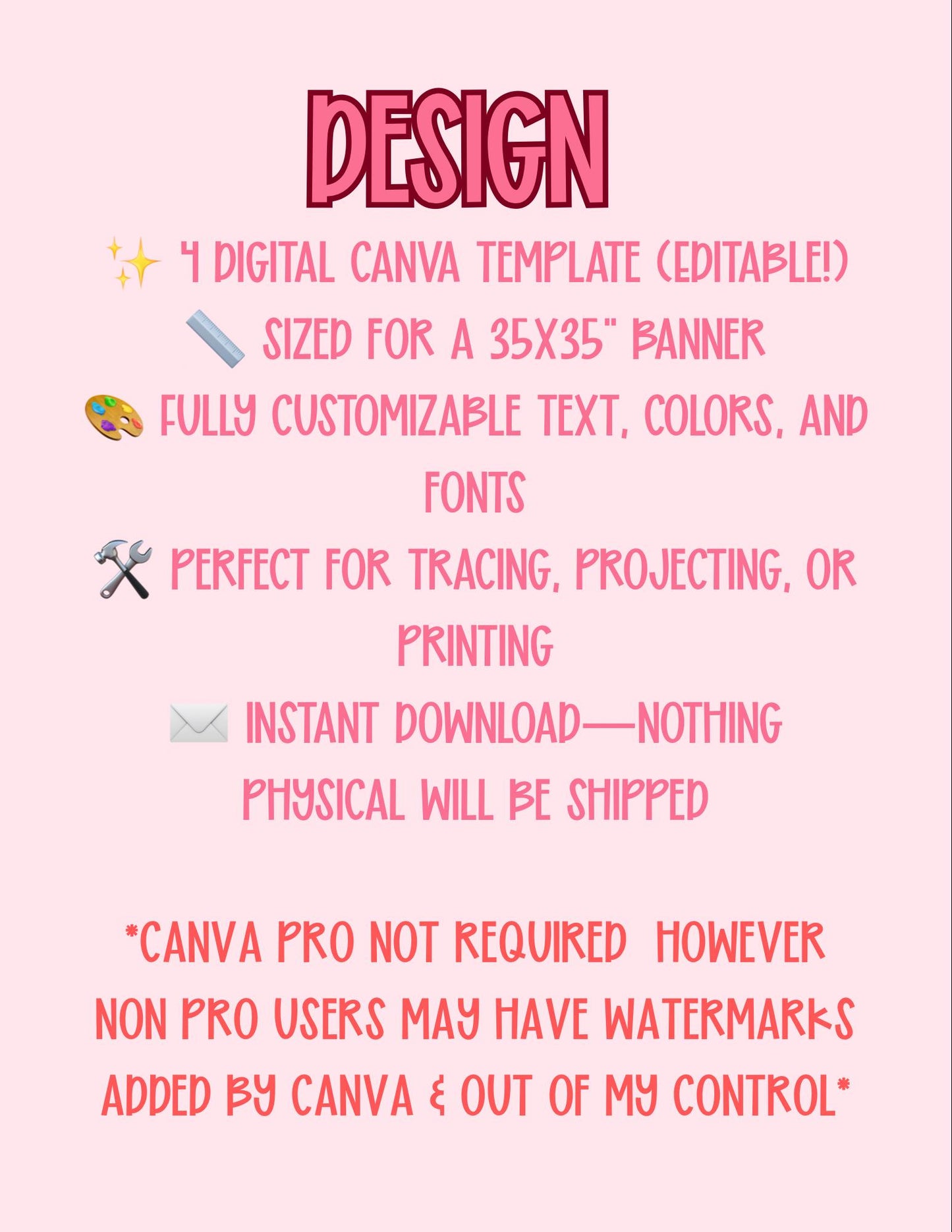 Valentines Day mini Banner Template bundle | Editable Canva Banner | 35x35 DIY Painted Sign | Galentine Theme | Digital Download Santa