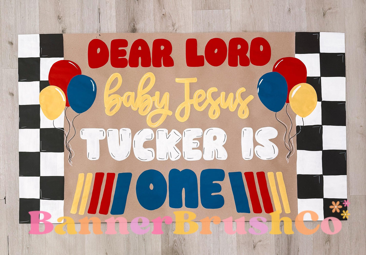 Talladega nights birthday Banner Template | Editable Canva Banner | 35x60 DIY Painted Sign | first Birthday Theme | Digital Download