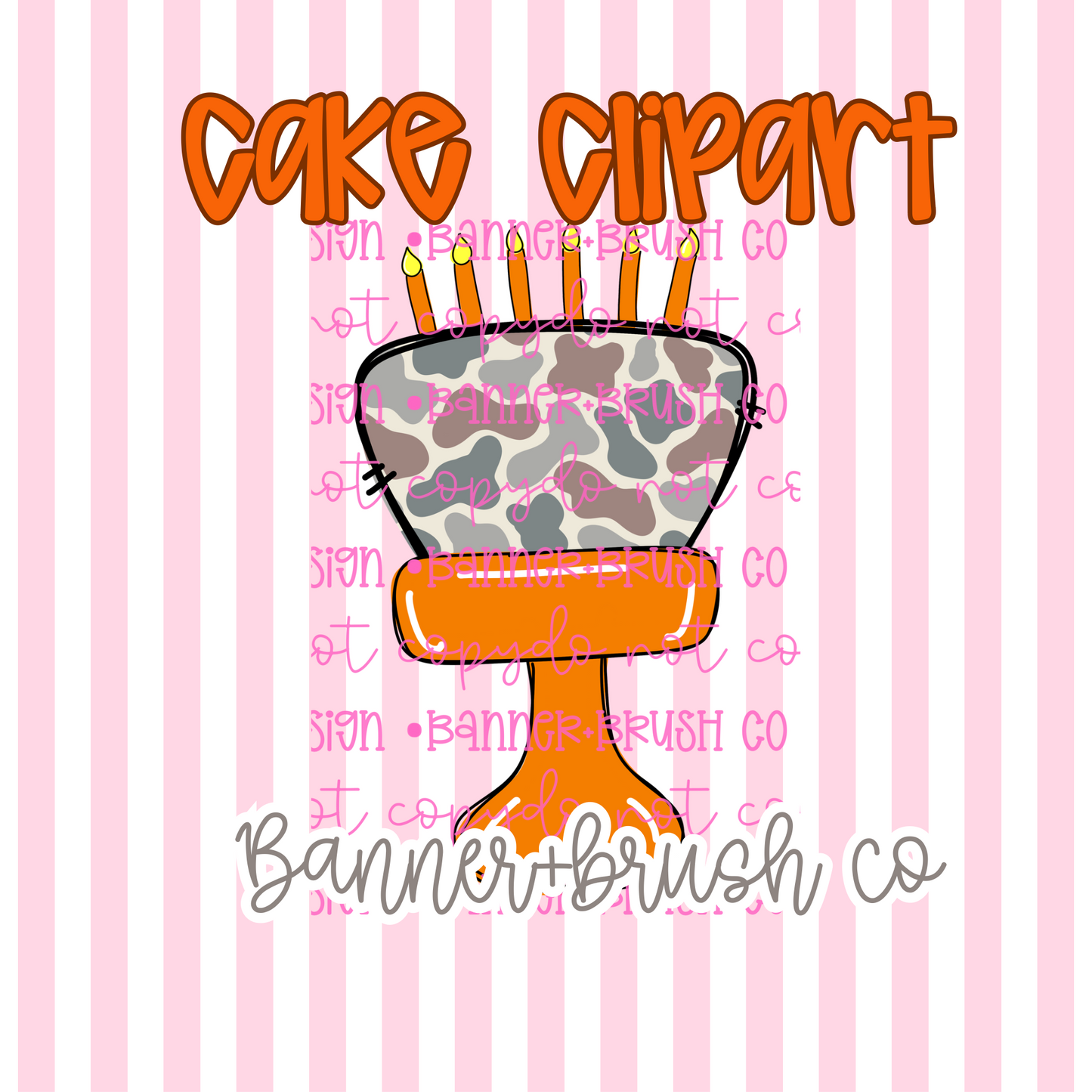 Camo Cake Clipart