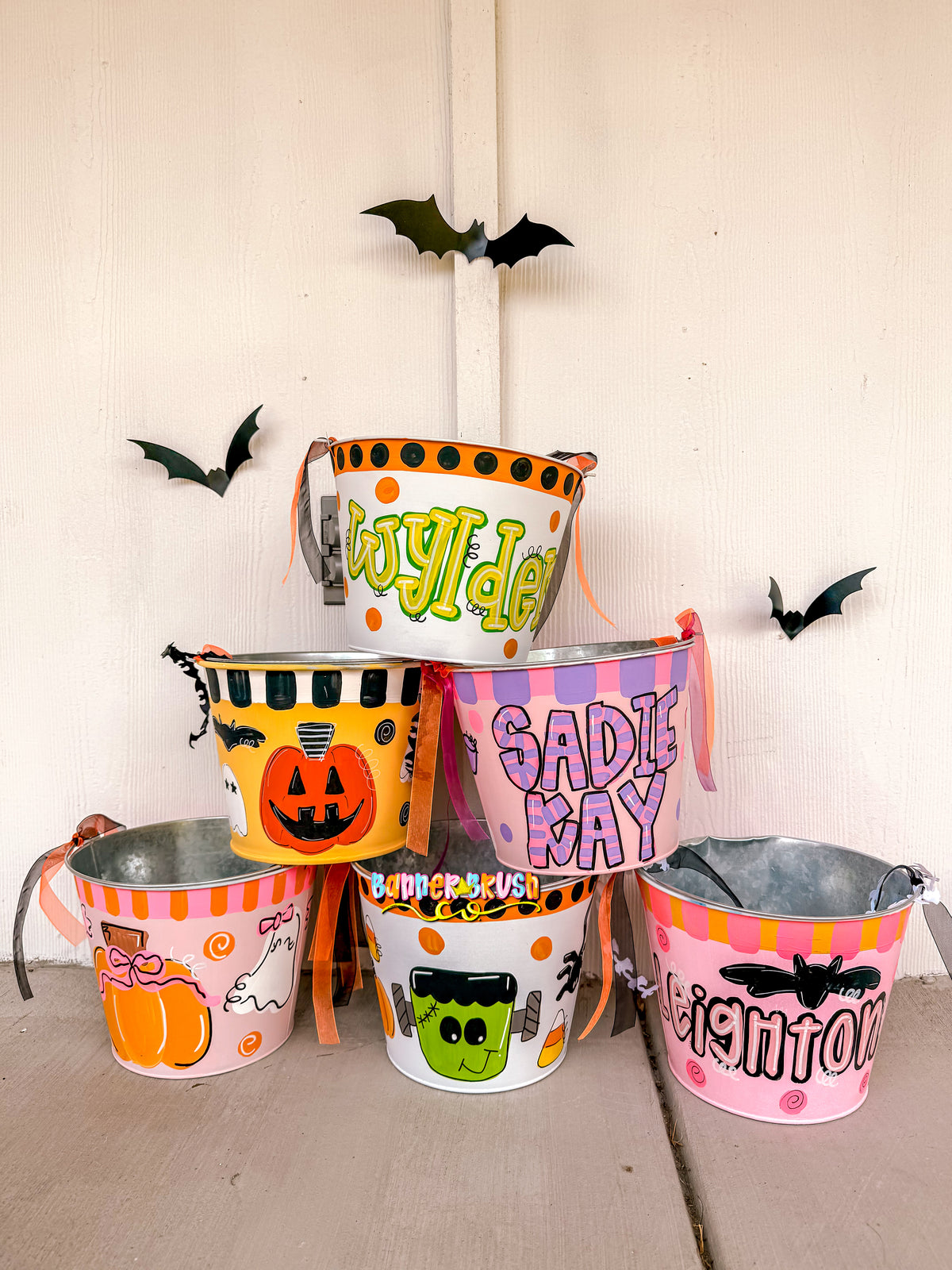 Custom Boo Buckets | Personalized Halloween Bucket
