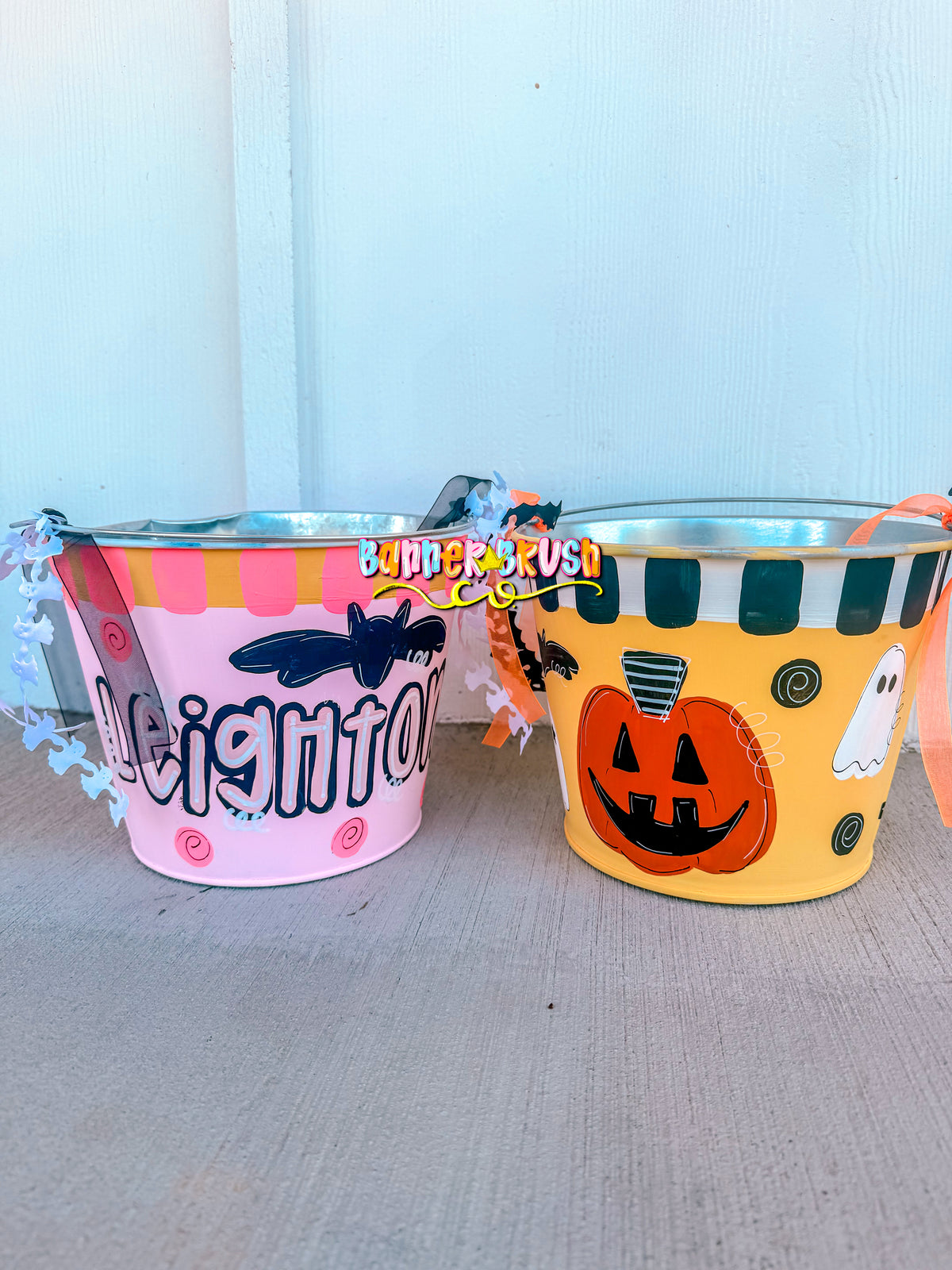Custom Boo Buckets | Personalized Halloween Bucket
