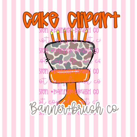 Camo Cake Clipart