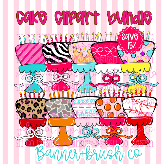 Cake Clipart BUNDLE